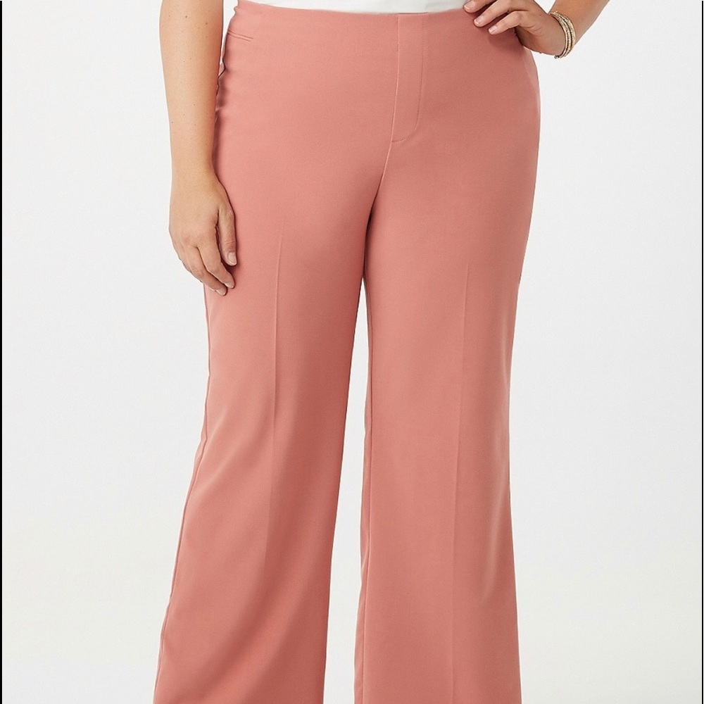PLUS SIZE SECRET AGENT PIPED TROUSER